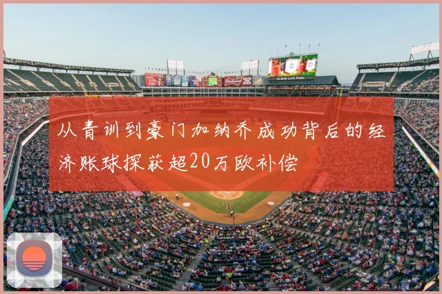 从青训到豪门加纳乔成功背后的经济账球探获超20万欧补偿